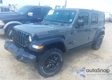 2020 Jeep Wrangler Unlimited Willys Sport 4X4 from USA, damaged, VIN 1C4HJXDG4LW325199